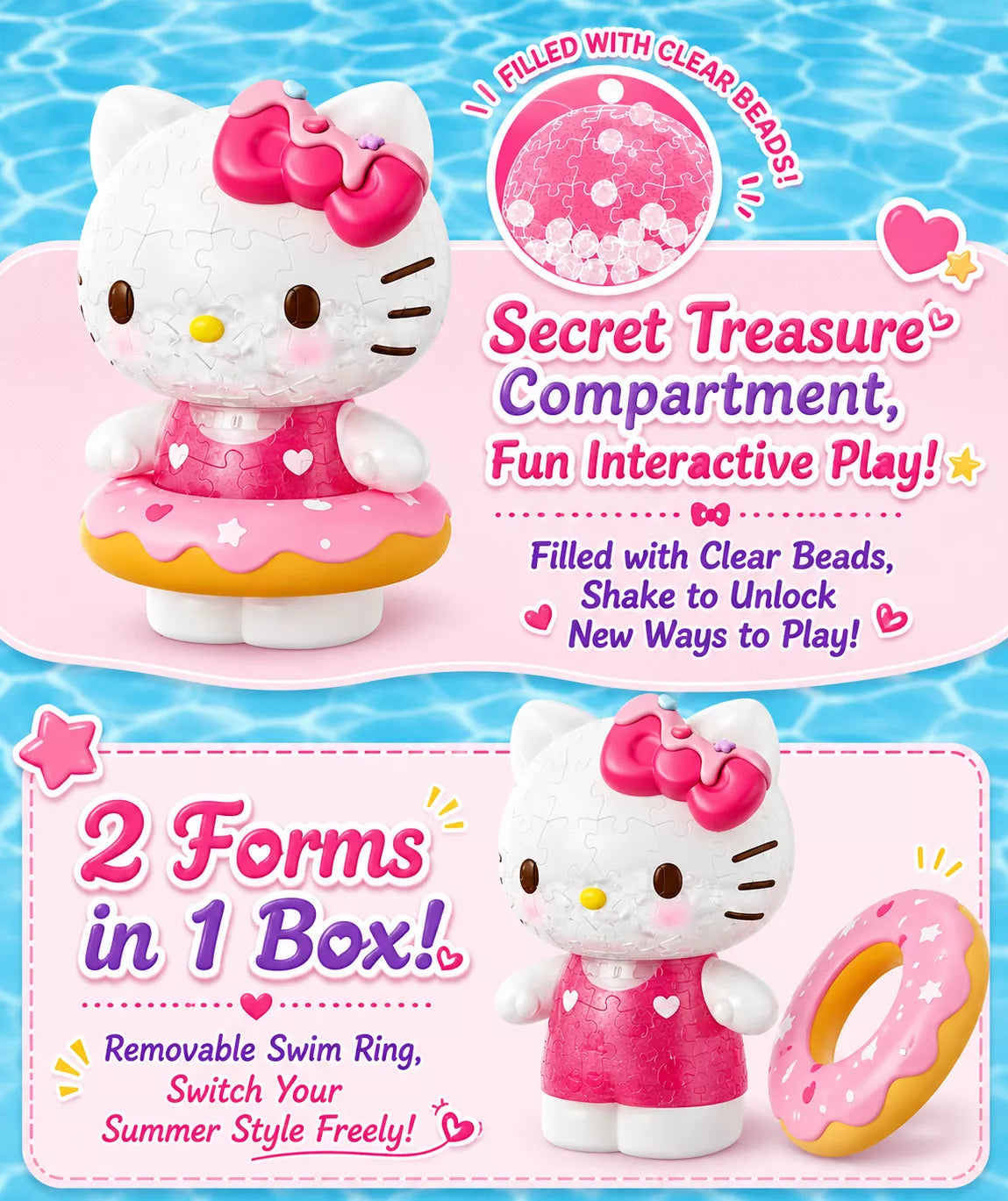 Hello Kitty Crystal 3D Puzzle Statue (Limited Edition)