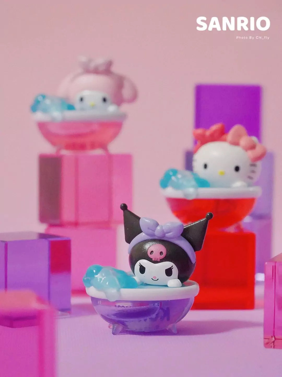 Sanrio Bubble Bath Mini Bean Figures