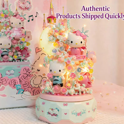 Hello Kitty Cherry Blossom Castle Music Box