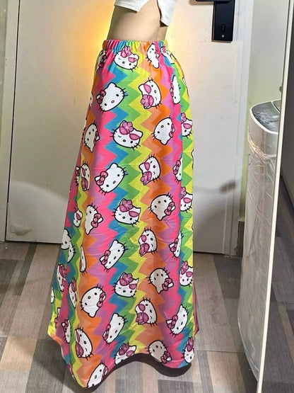 Hello Kitty ZigZag Rainbow Dress