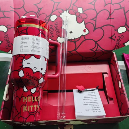 Hello Kitty Sweet Hearts 40 OZ Car Cup Gift Box Set