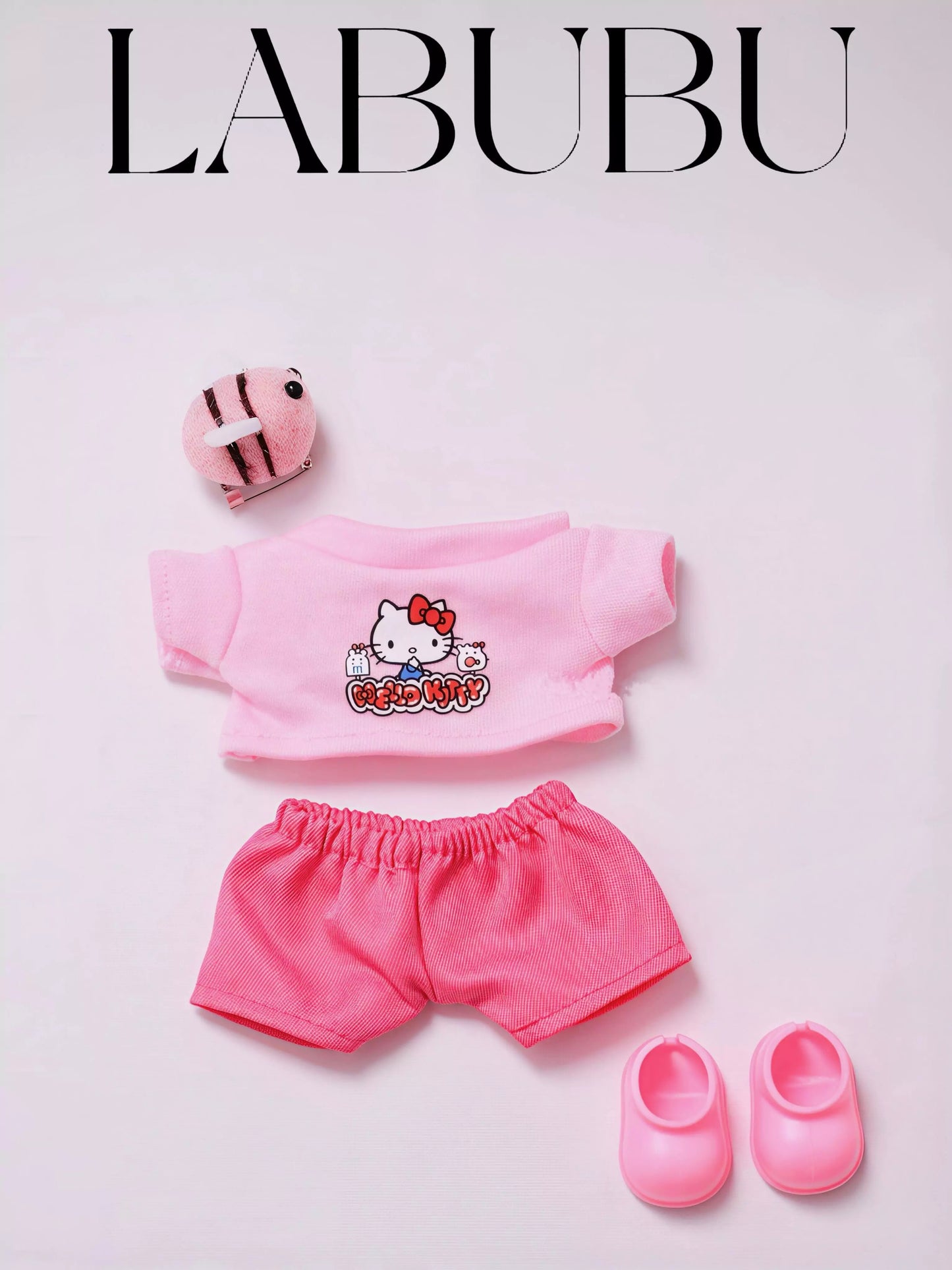 Labubu Outfit Set – Hello Kitty & ShinChan Style