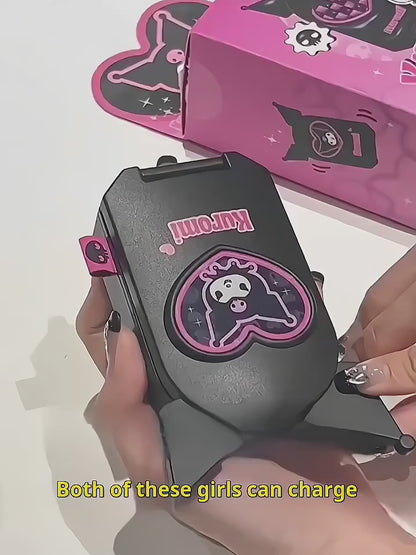 Kuromi Cellphone Mini Fan Gift Box (USB Charger)