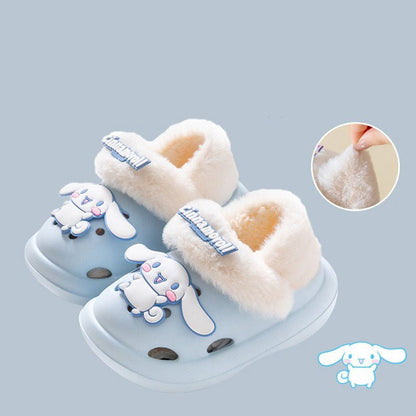 Sanrio Clogs Kids' Fleece Sandals (Removable Fleece)