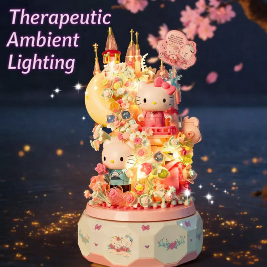 Hello Kitty Cherry Blossom Castle Music Box