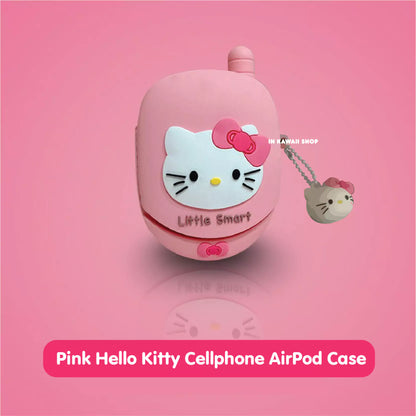 Pink Hello Kitty Cellphone AirPod Case