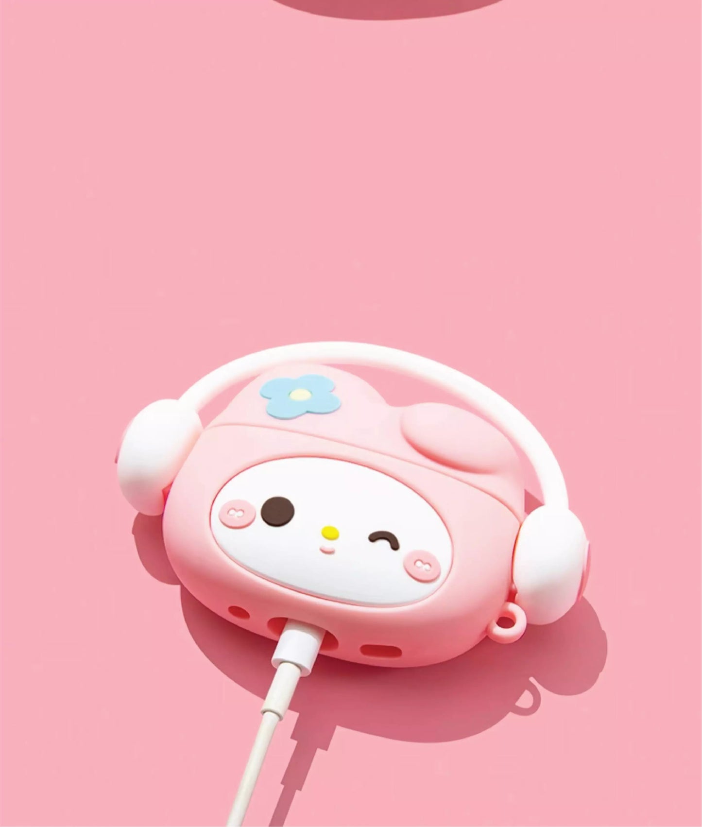 Sanrio Wearing Headphone AirPod Case