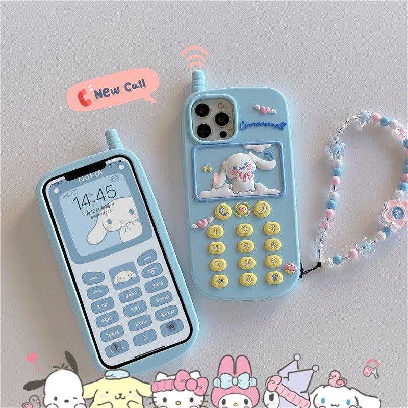 Cinnamoroll Y2K 3D Phone Case with Phone Charm – In Kawaii Shop Cinnamoroll Y2K 3D Phone Case with Phone Charm – In Kawaii Shop
