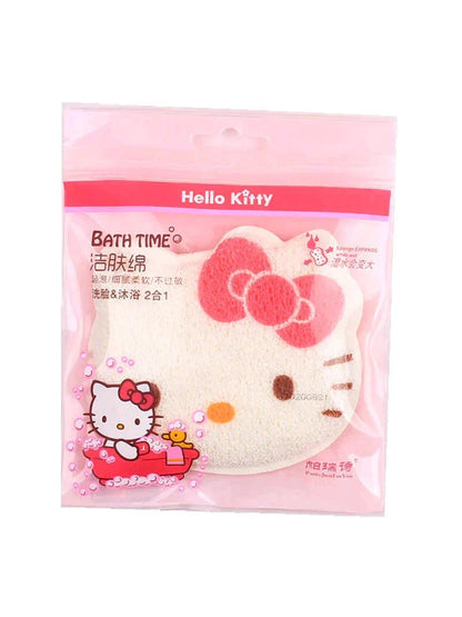 Hello Kitty Facial Sponge & Shower Glove - In Kawaii Shop