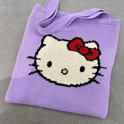 Hallo Kitty Tas  Hello kitty, Tapestry crochet, Tapestry bag