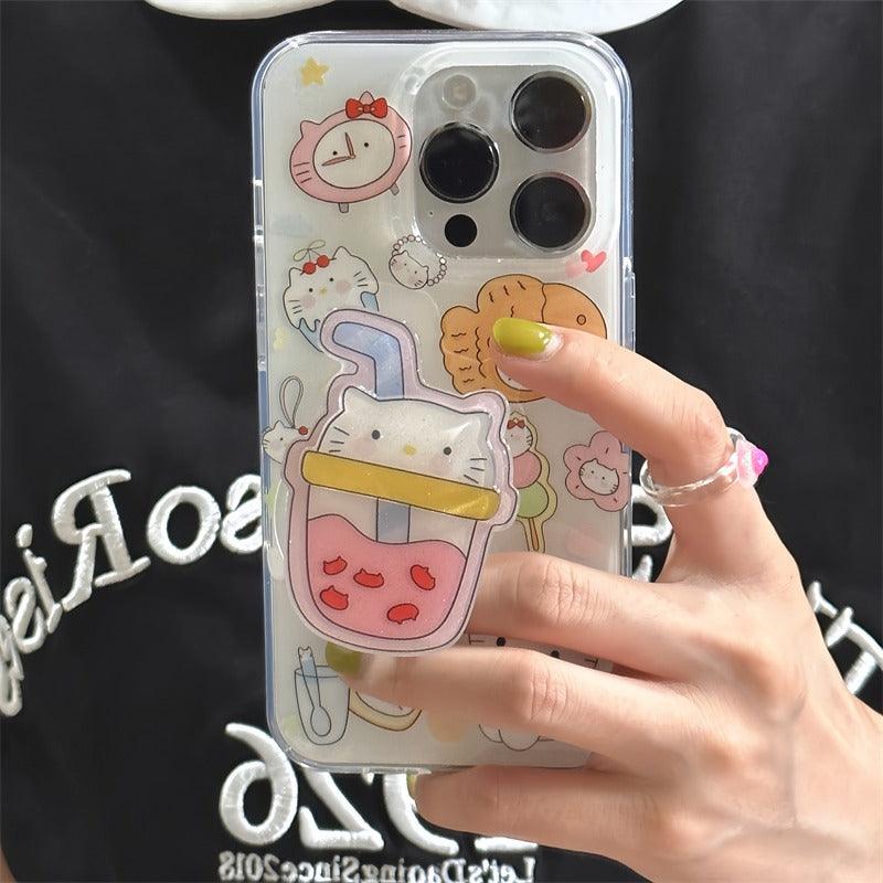 Hello Kitty Milk Tea Pattern Phone Case with Pop Socket - InKawaiiShop <span style="background-color:rgb(246,247,248);color:rgb(28,30,33);"> Hello Kitty Milk Tea Pattern Phone Case with Pop Socket , PHONE CASE , InKawaiiShop , Hello Kitty, sanrio , inkawaiishop.com </span>