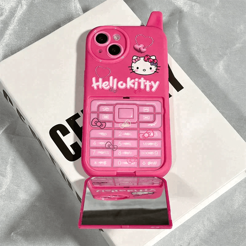 HelloKitty Flipping Mirror Phone Case In Kawaii Shop