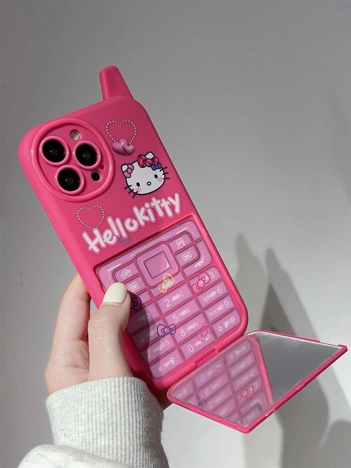 HelloKitty Flipping Mirror Phone Case – In Kawaii Shop HelloKitty Flipping Mirror Phone Case – In Kawaii Shop