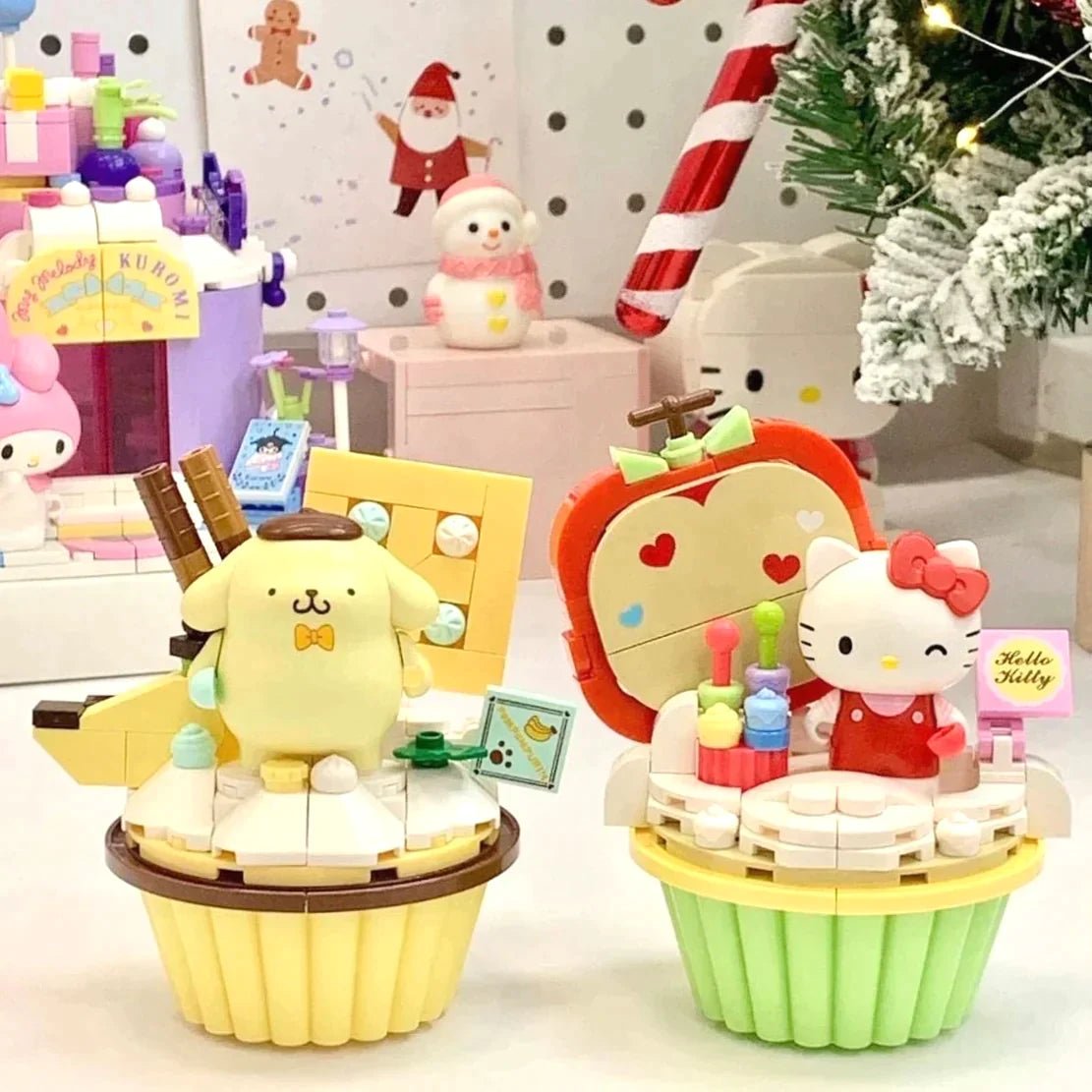 Keeppley Sanrio Fruit Cupcake Building Block - In Kawaii Shop