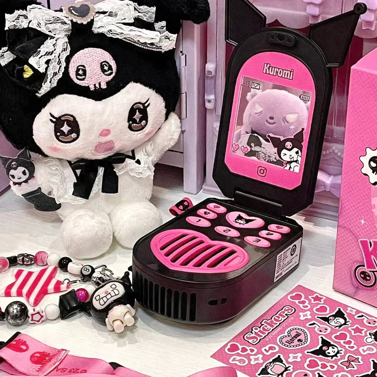 Kuromi Cellphone Mini Fan Gift Box (USB Charger) - InKawaiiShop <span style="background-color:rgb(246,247,248);color:rgb(28,30,33);"> Kuromi Cellphone Mini Fan Gift Box (USB Charger) , mini fan , InKawaiiShop , sanrio , inkawaiishop.com </span>