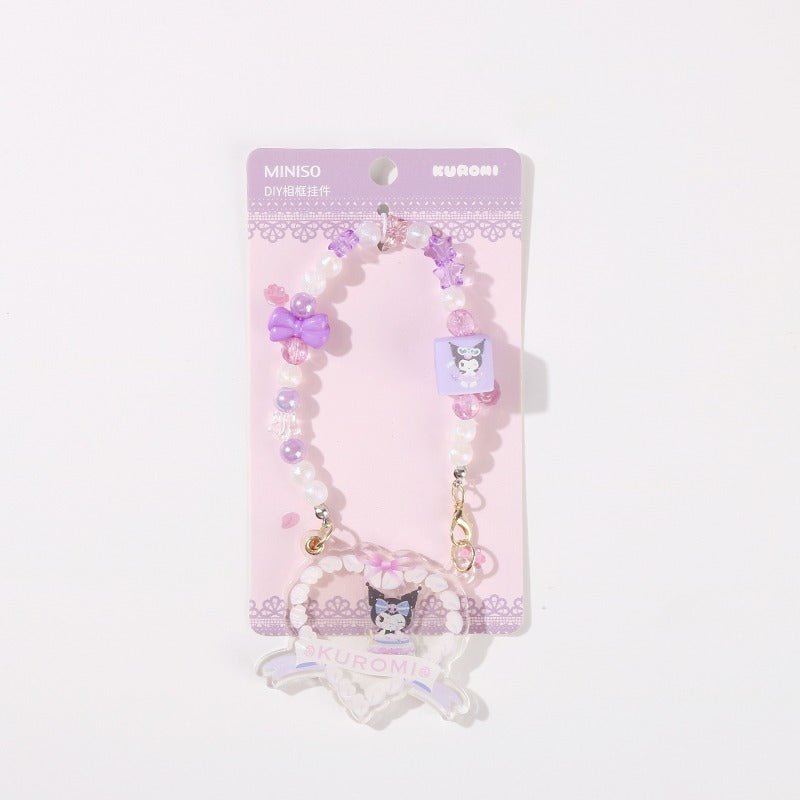 Kuromi DIY Photo Frame Beaded Charm