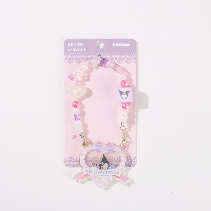 Kuromi DIY Photo Frame Beaded Charm