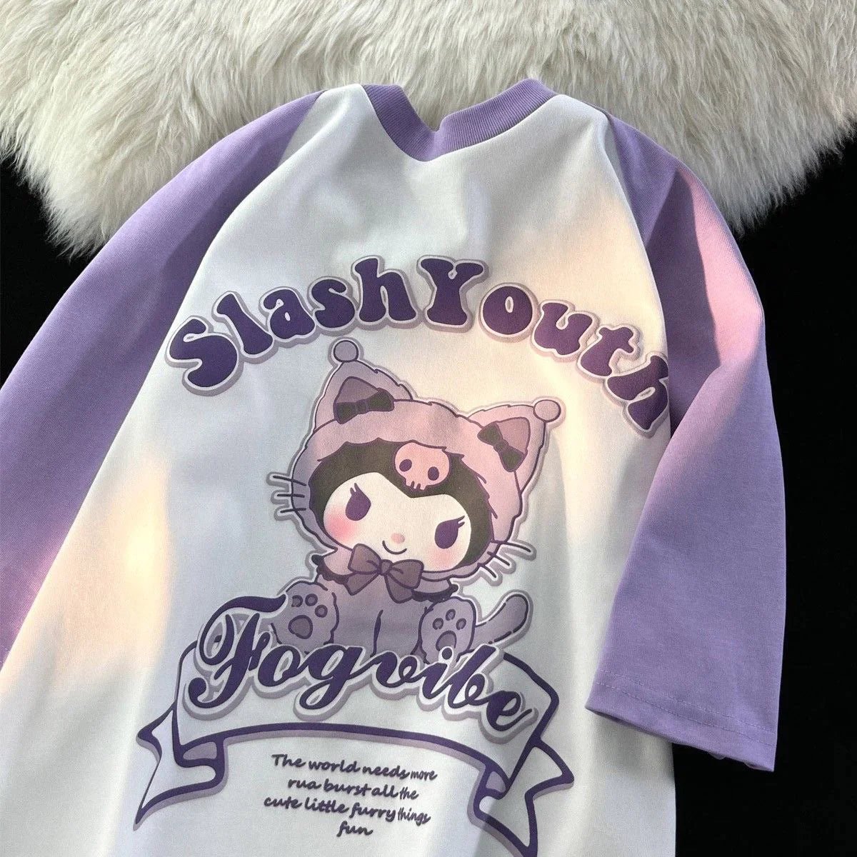 Kuromi in Cat Costume Shirt - In Kawaii Shop