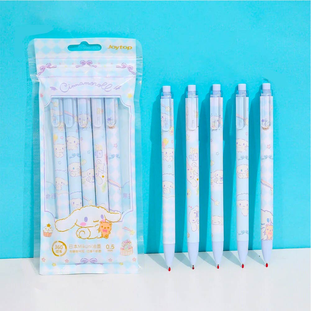 Pack of 5 Sanrio Gel Pen Set - In Kawaii Shop