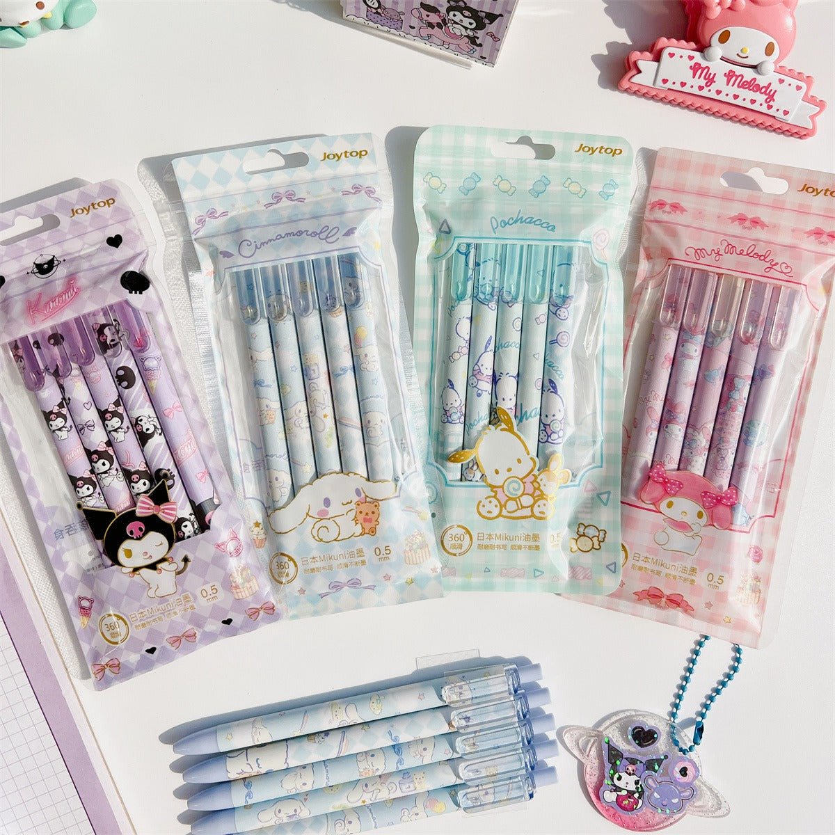 Pack of 5 Sanrio Gel Pen Set - In Kawaii Shop