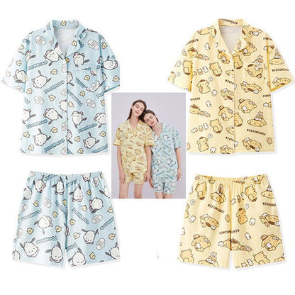 Pochacco and Pompompurin Pajamas Set