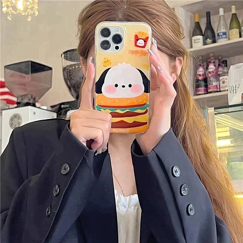Pochacco Burger Phone Case - InKawaiiShop <span style="background-color:rgb(246,247,248);color:rgb(28,30,33);"> Pochacco Burger Phone Case , PHONE CASE , InKawaiiShop , sanrio , inkawaiishop.com </span>