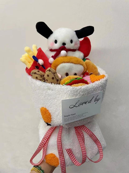 Pochacco Foodie Plushie Bouquet - In Kawaii Shop