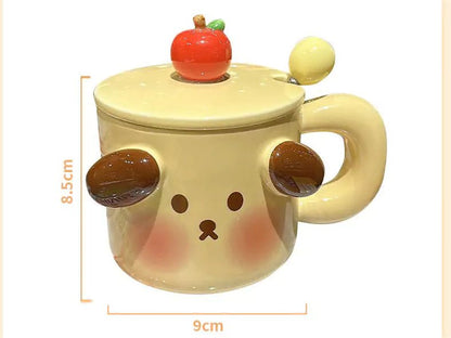 Pompompurin Pudding Mug with Spoon