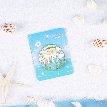 Sanrio Beach Fun Medal Pins - In Kawaii Shop