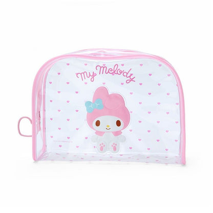 Sanrio Clear Gingham Zipper Pouch - In Kawaii Shop