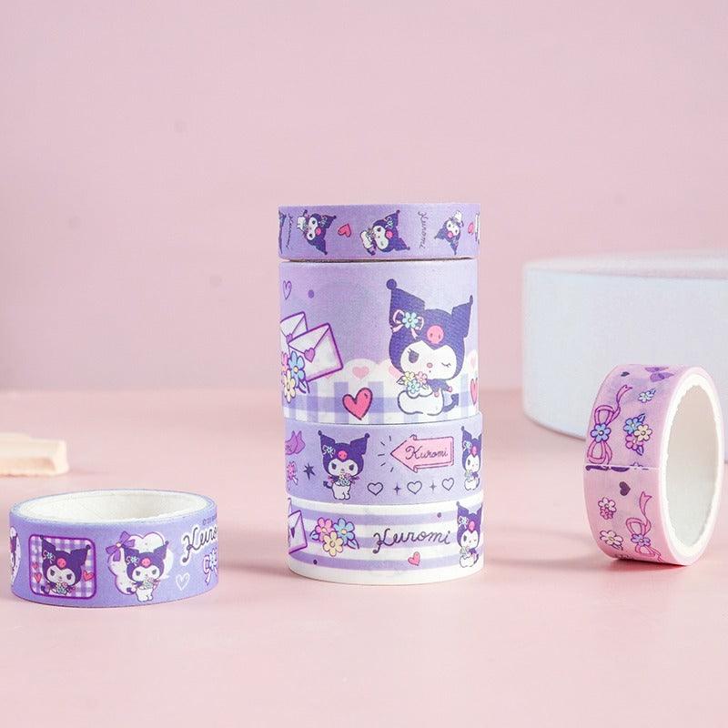 Cute rose pink washi tapes Sticker for Sale by zarinestore