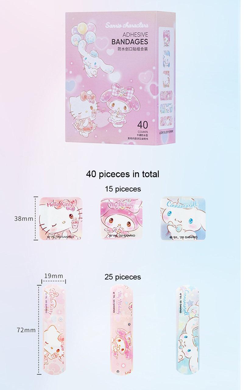 Sanrio Dreamy Waterproof Breathable Adhesive Bandages - Pack of 40 pieces - In Kawaii Shop