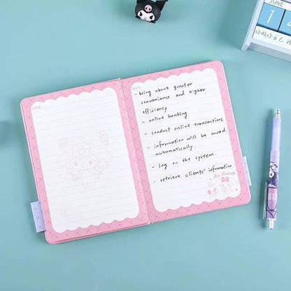 Sanrio Embossed Cover Notebook - In Kawaii Shop