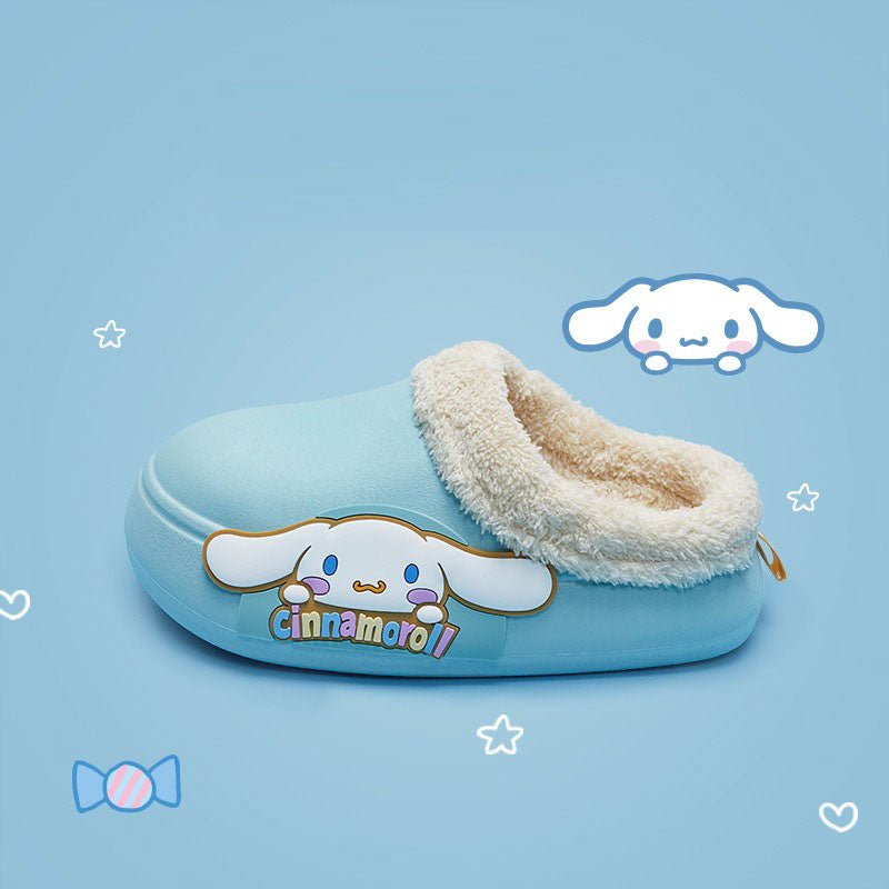 Sanrio Fleece Slides - In Kawaii Shop