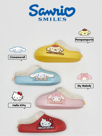 Sanrio Fleece Slides - In Kawaii Shop