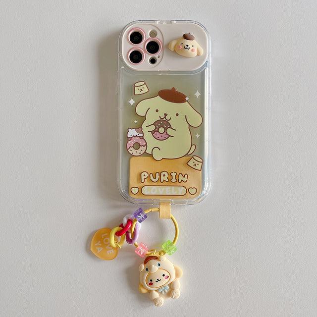 Sanrio Phone Case with Mirror & Dangle Charm – In Kawaii Shop