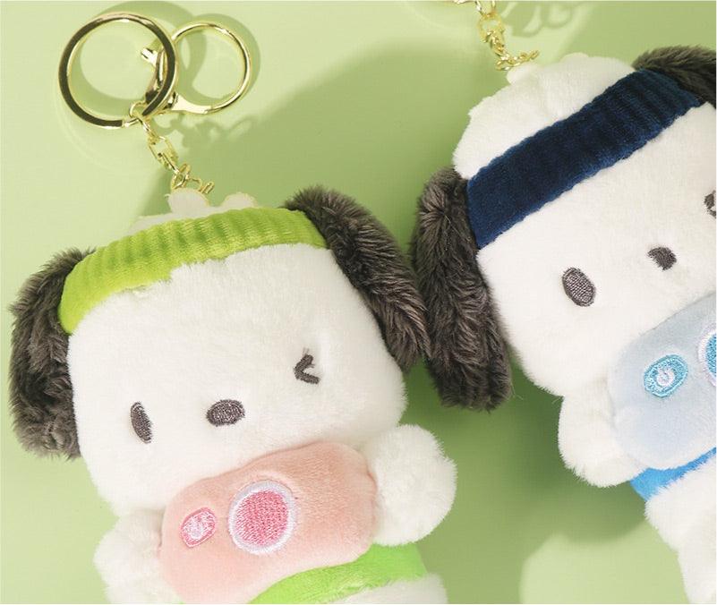 Sanrio Pochacco Cute Plush Keychain - In Kawaii Shop