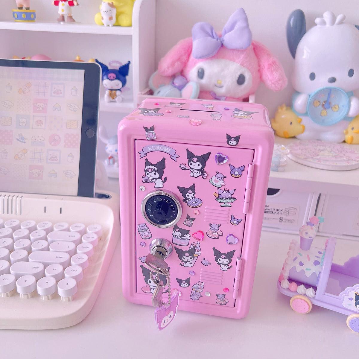 Sanrio Safe Box Desktop Organizer with Piggy Bank Functionality - In Kawaii Shop