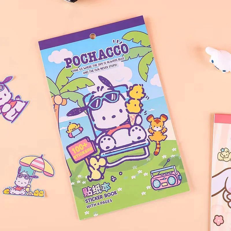 Sanrio Character Scene Sticker Book Sticker Book Pochacco