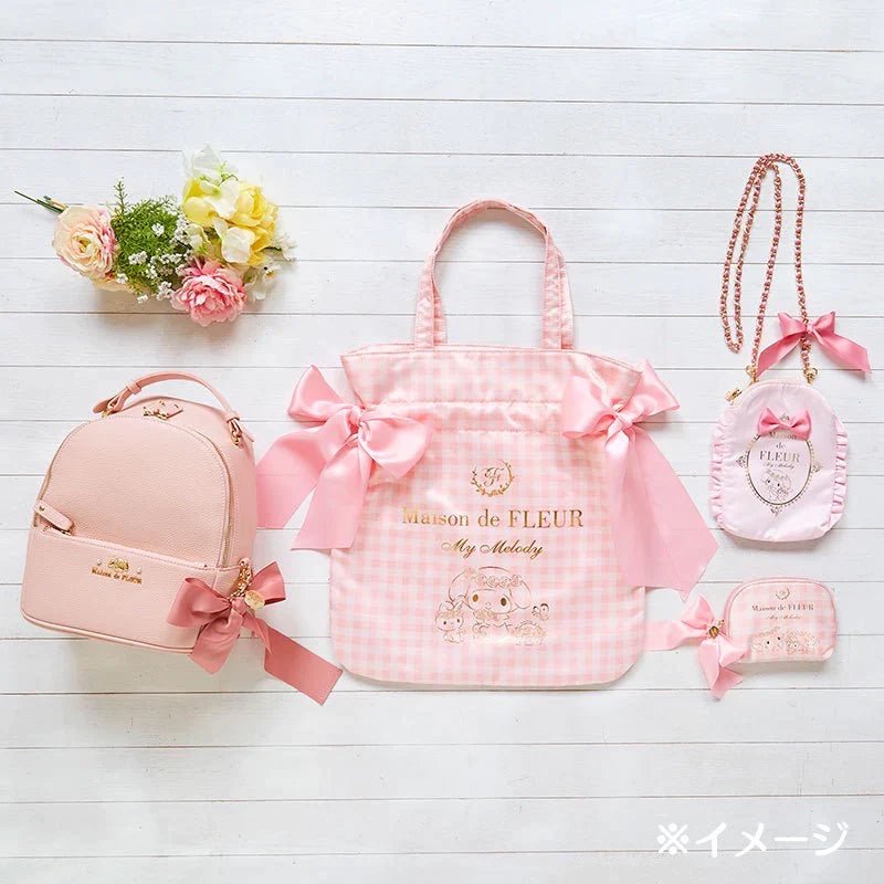 Sanrio x Maison De Fleur My Melody Gingham Tote Bag - In Kawaii Shop