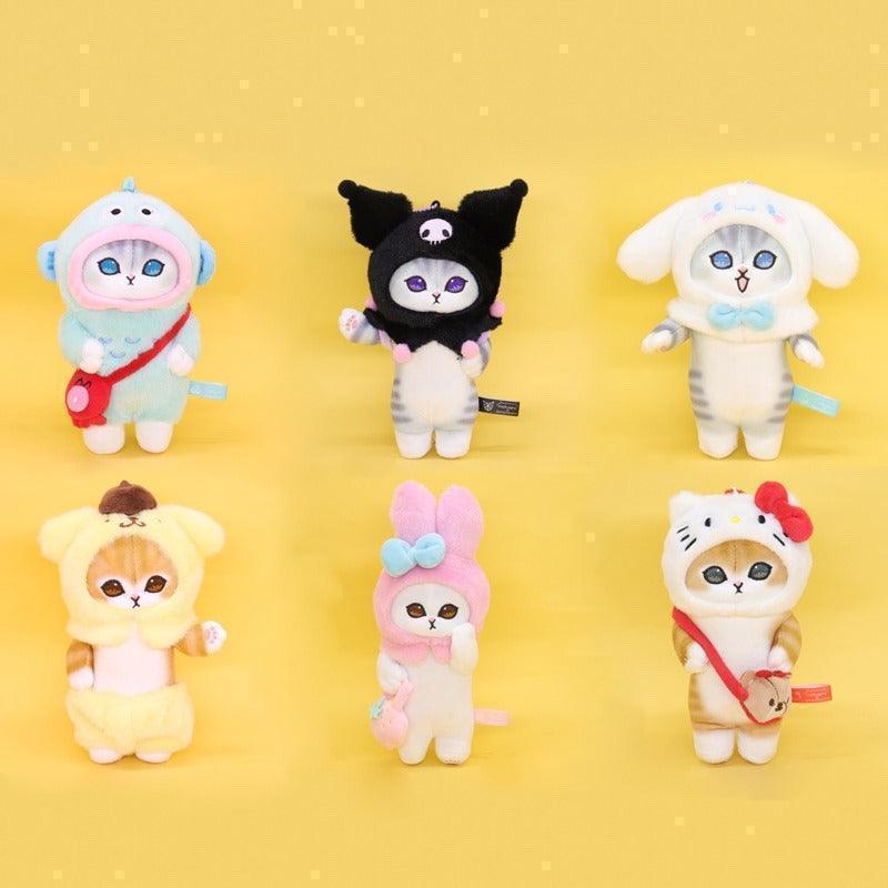 subject description: Sanrio x Mofusand Plushie Collection